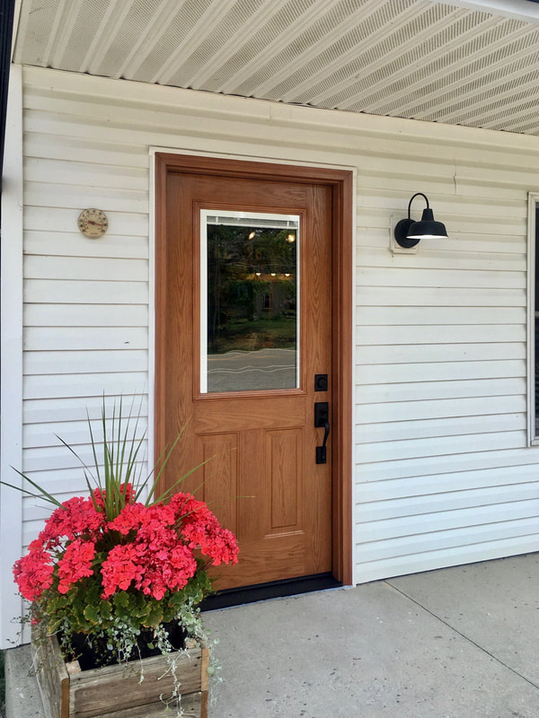 Upgraded Door to a home installed by Sunlight Window & Exteriors